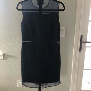 VICTORIA VICTORIA BECKHAM Navy Mini Cocktail Dress